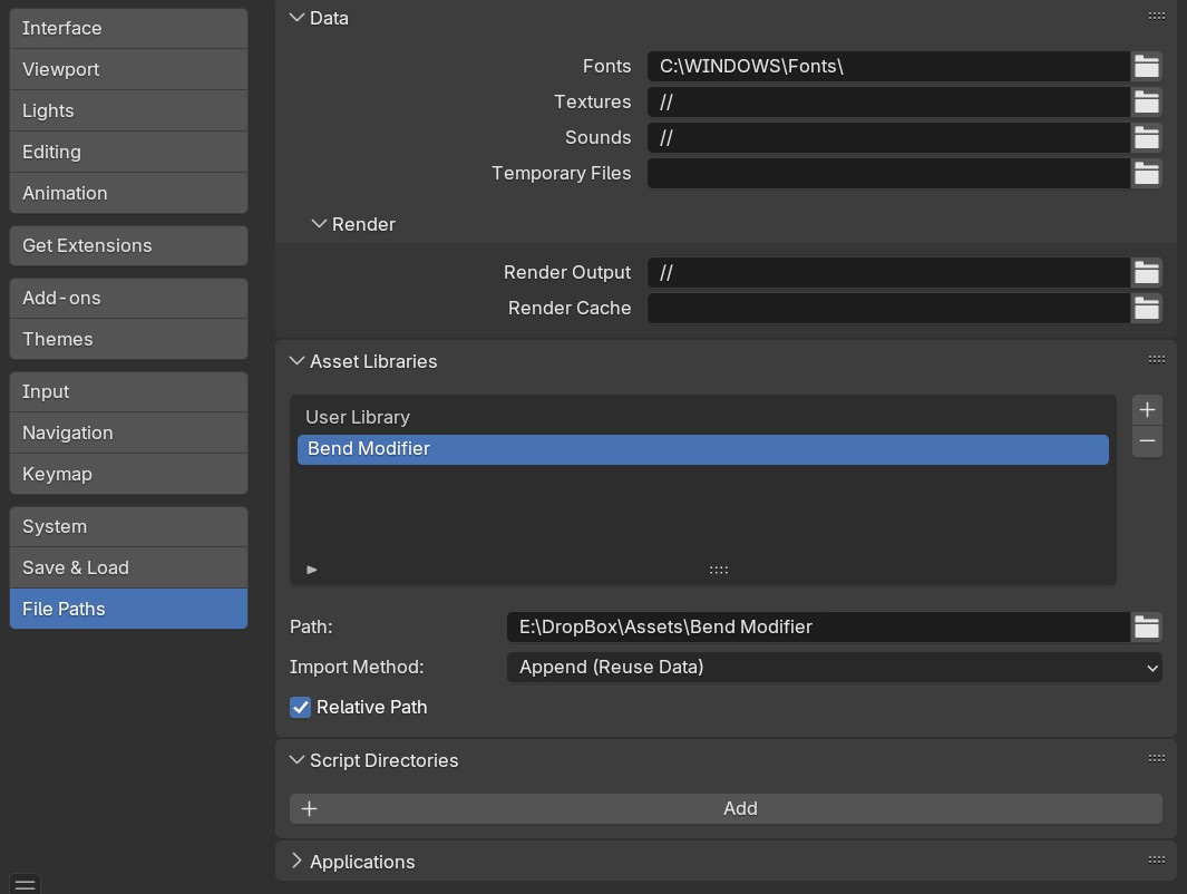 Asset Library