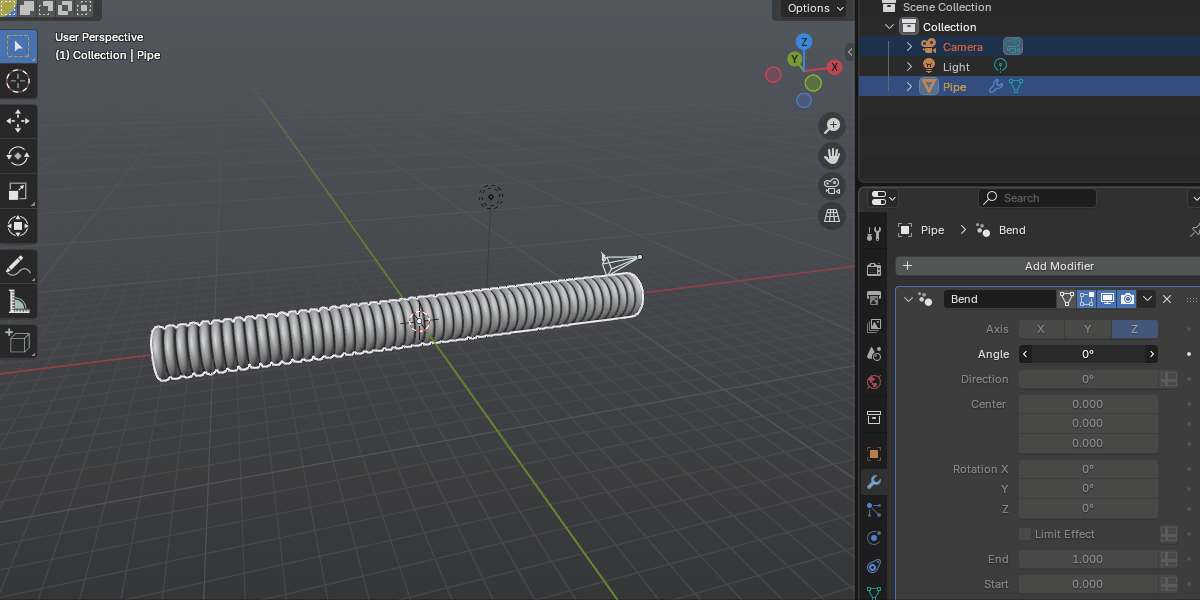 Bend Modifier